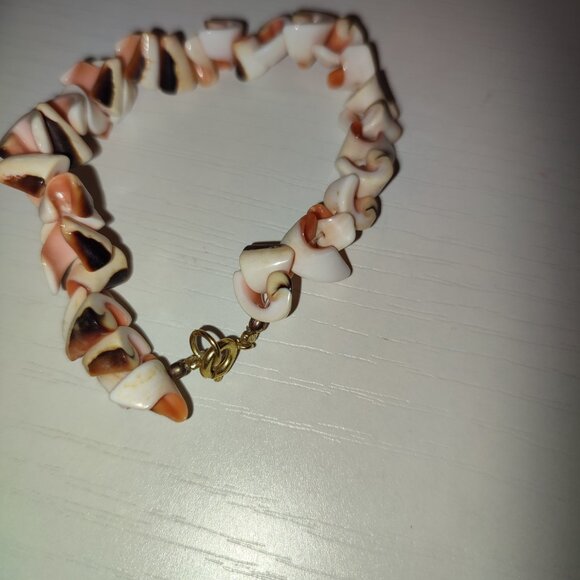 Small Bracelet Shells Natural Beads small wrist vintage quality summer beach - Picture 4 of 6